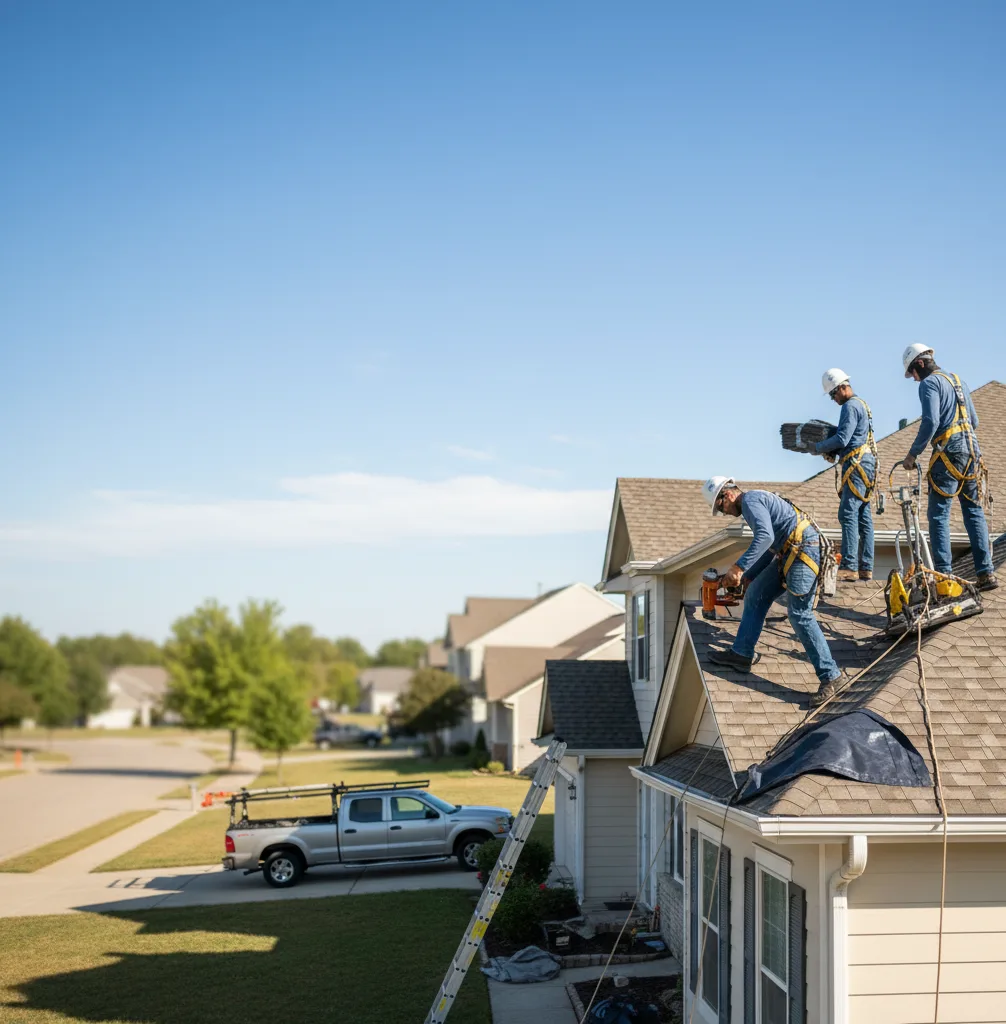 Roof Repair in Leo